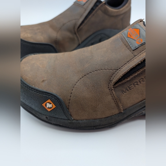 Merrell Jungle MOC Composite Toe Slip On Shoe. Sz 9.5 - Picture 4 of 9